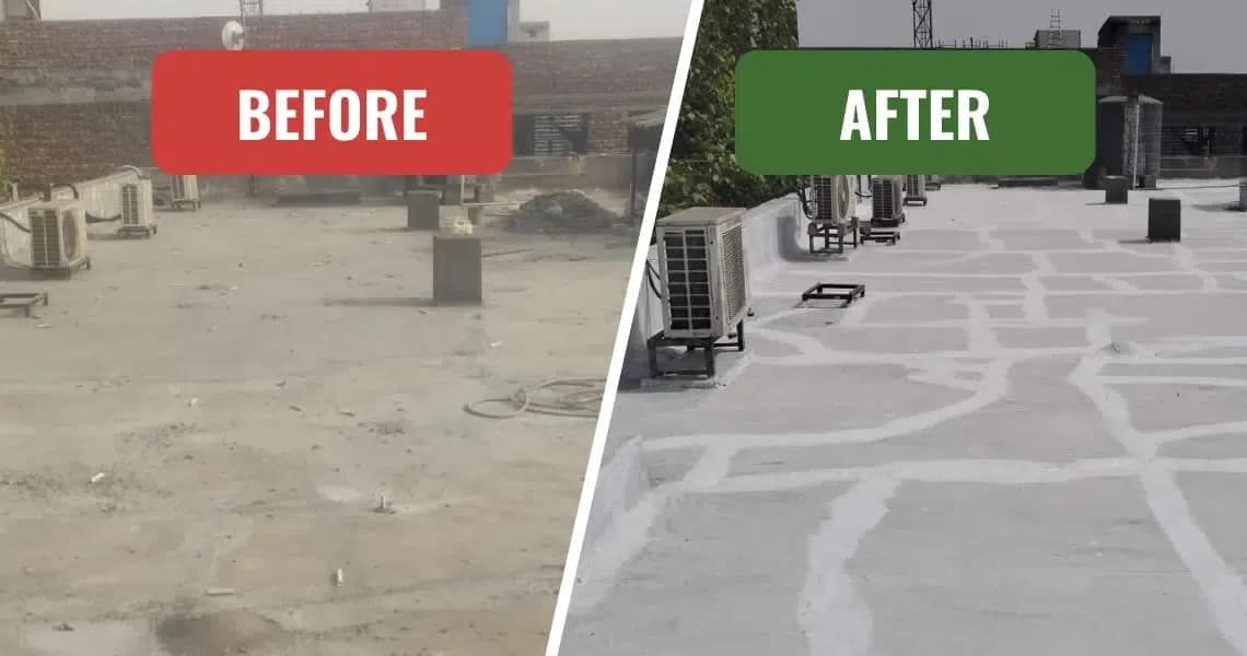 Terrace waterproofing